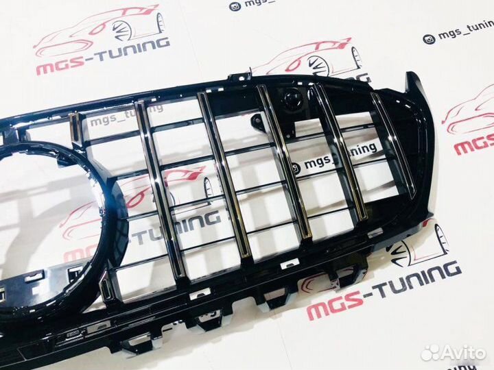 Решетка радиатора Mercedes CLA c118 GT Chrome Б/К