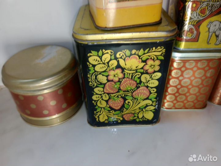 Винтажные банки для сыпучих продуктов