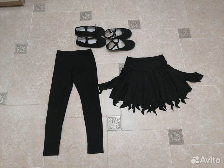 Юбка и лосины для бальных танцев р 146-152