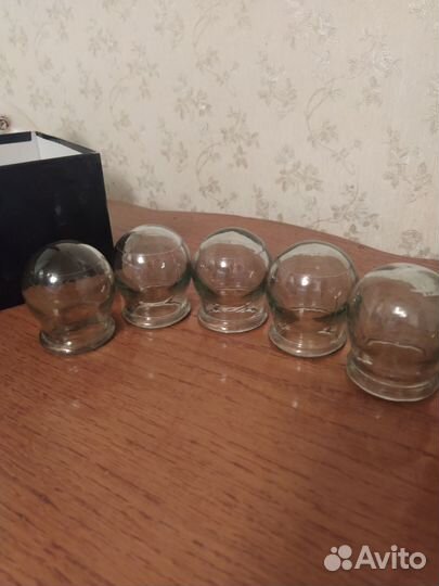 Банки для массажа медицинские стеклянные
