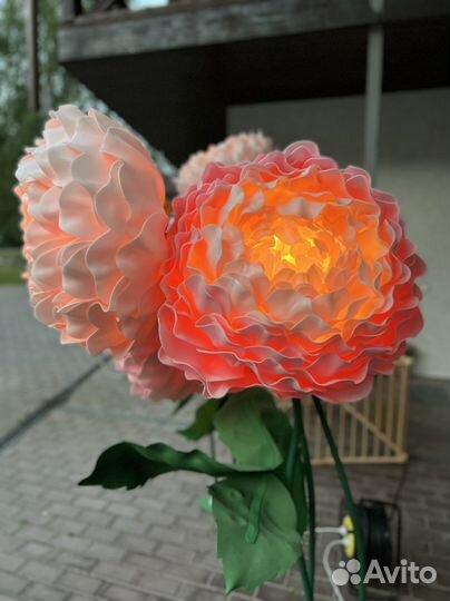 2 цветка из изолона