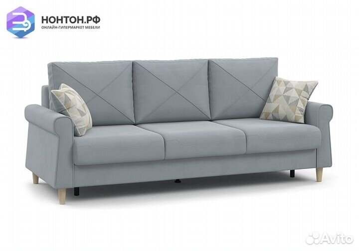 Диван тик-так Иветта серый