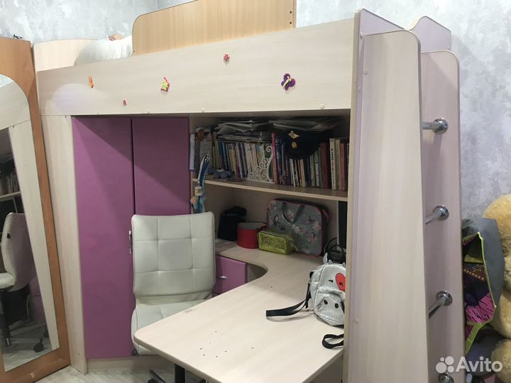 Детская кровать чердак