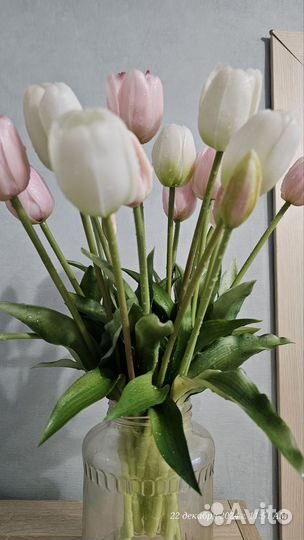 Искусственные тюльпаны