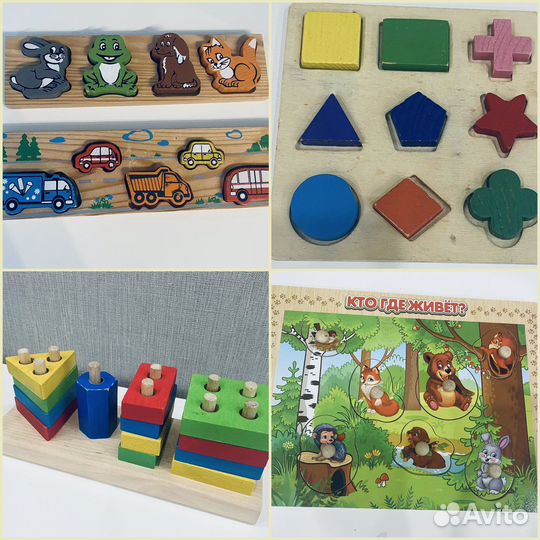 Развивающие игрушки сортеры