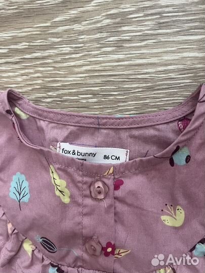 Вещи пакетом для девочки (р.80-86)