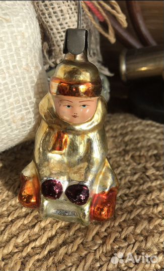 Разные ёлочные игрушки СССР