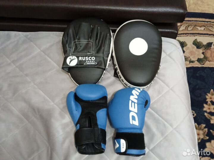 Лапа и перчатки для единоборств