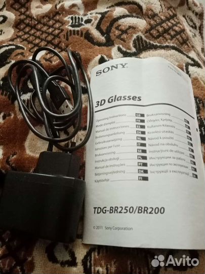 3d очки sony