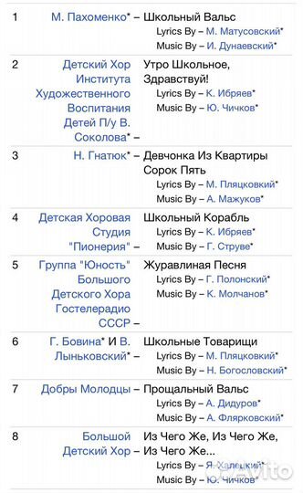 Сборник-Школьные Годы/Песни О Школе 40-90х гг CD