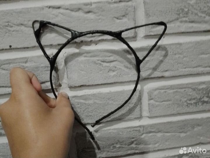 Кошачий уши ободок