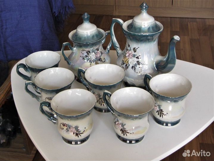 Сервиз чайный, кисловодский фаянс