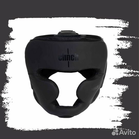 Шлем боксерский Clinch Mist Full черный (S)