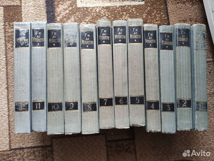 Ги де Мопассан собрание сочинений в 12 томах