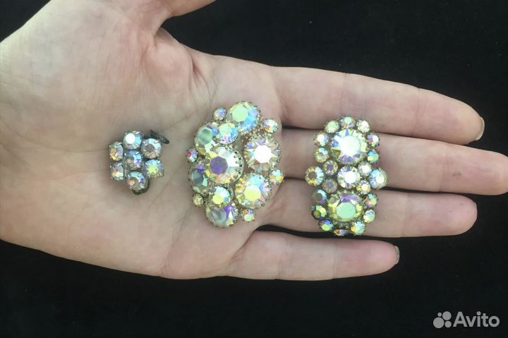 Броши винтаж одним лотом