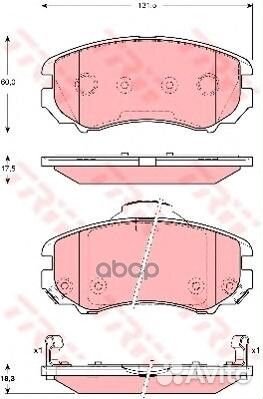 GDB3386 Колодки тормозные hyundai tucson/KIA SP
