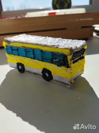 Автобус из 3д ручки