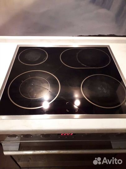 Плита электрическая стеклокерамика с духовкой