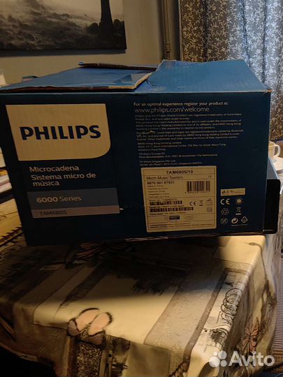 Музыкальная микросистема philips tam 6805
