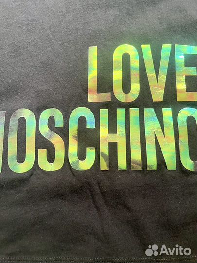 Love moschino оригинал футболка бу