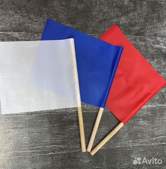 Набор флажков Триколор (3шт.)