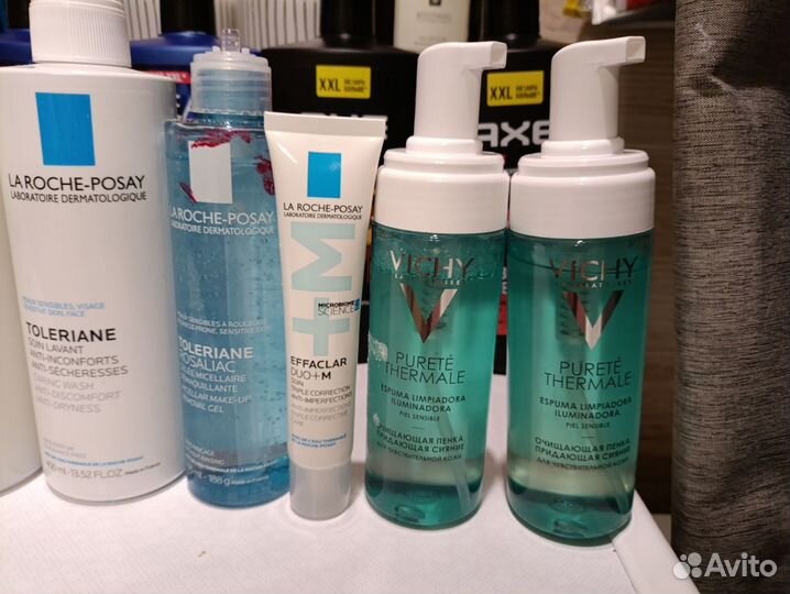 Bioderma, avene, clarins, la roche-posay, vichy