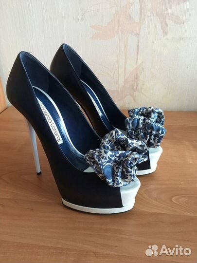 Туфли с бантом Gianmarco Lorenzi 38, оригинал