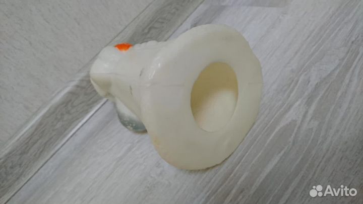 Дед мороз СССР, пластик, винтаж, елочная игрушка