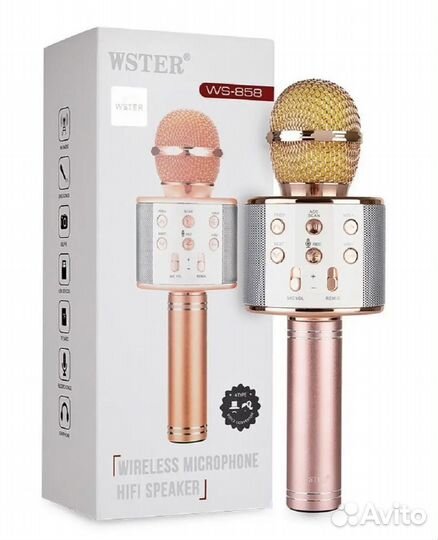 Караоке микрофон wster WS-858 новый