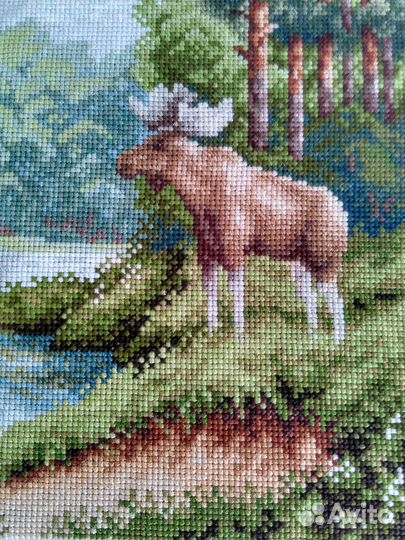 Вышивка Лосиный остров