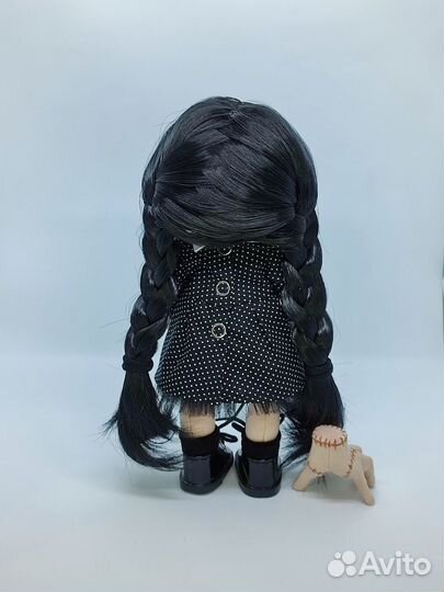 Кукла ручной работы: Уэнсдей Аддамс (Венсдей)