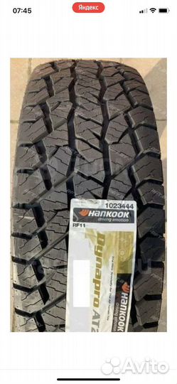 Hankook Dynapro AT2 RF11 265/60 R18 114T