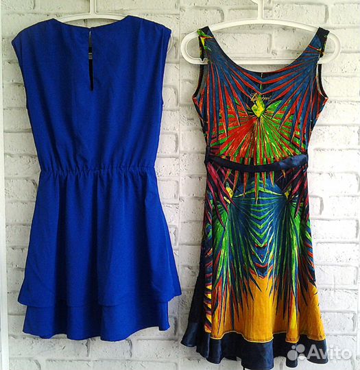Платье H&M и сарафан Desigual пакетом р.S