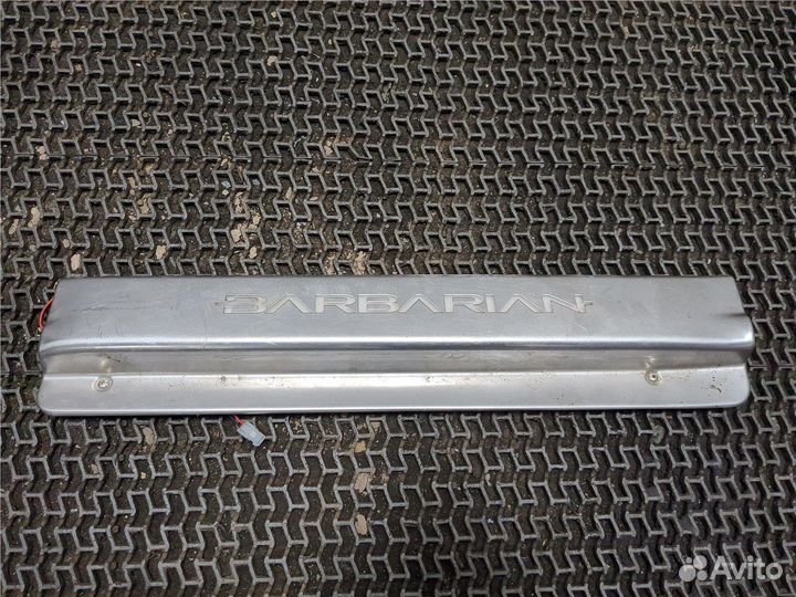 Накладка на порог Mitsubishi L200, 2015