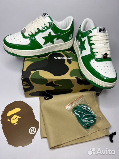 Кроссовки Bape sta green