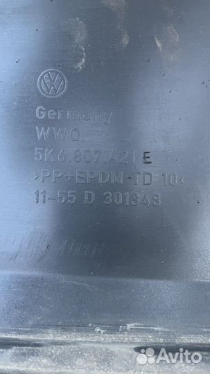 Задний бампер golf 6 gti