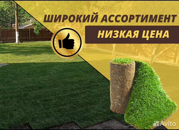 Рулонный газон