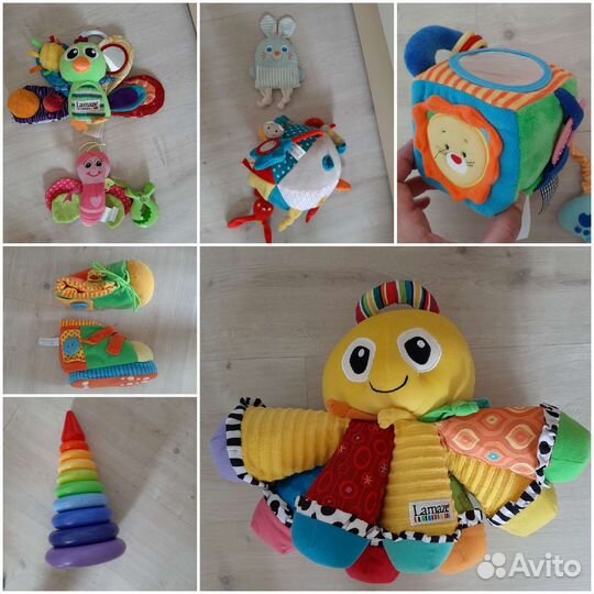 Развивающие игрушки для малыша пакетом