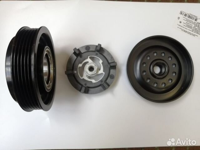 Шкив компрессора кондиционера Opel Corsa D, муфта