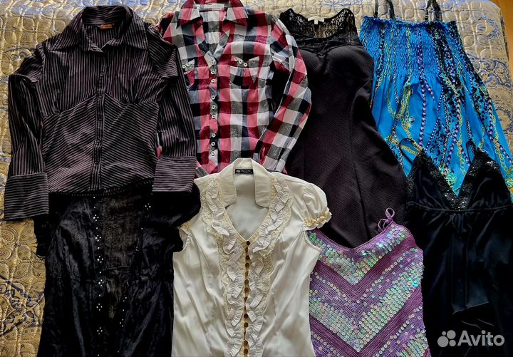 Женские вещи разные пакетами