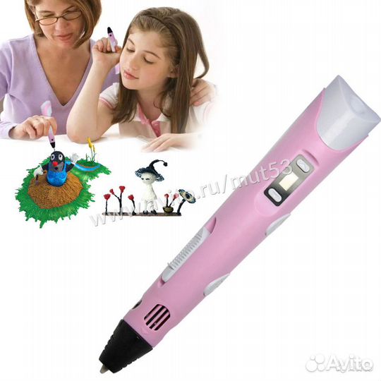 3D Pen ручка с Led-дисплеем 3д ручка 2 поколение