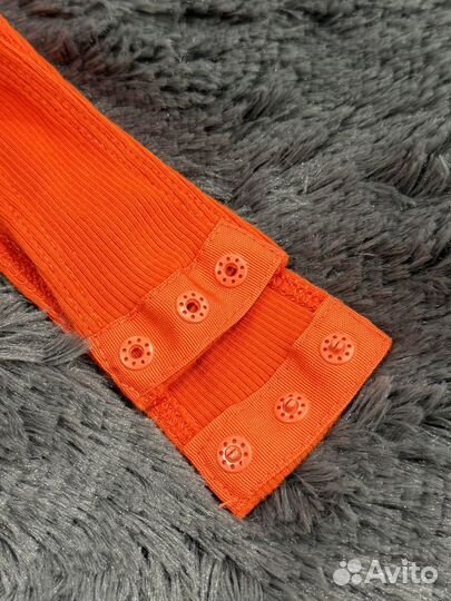 Боди женское оранжевое