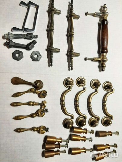 Мебельные ручки СССР латунь