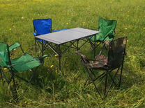 Аренда столов и стульев для отдыха на природе