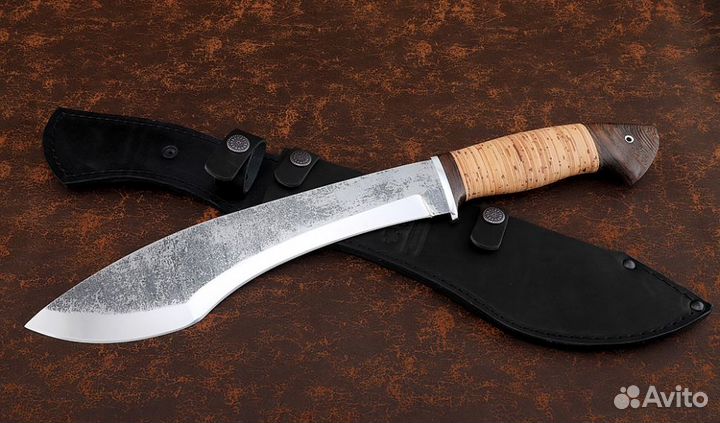 Нож Мачете №8 сталь 95Х18 рукоять береста