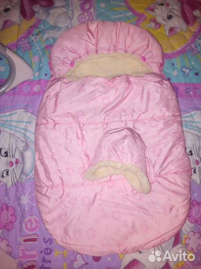 Зимний конверт в коляску