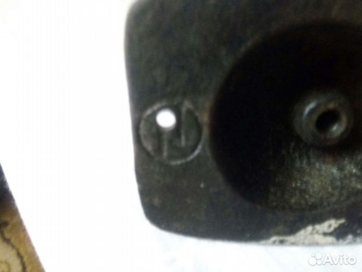 Дверные литые чугунные ручки,СССР, покрытые бронзо