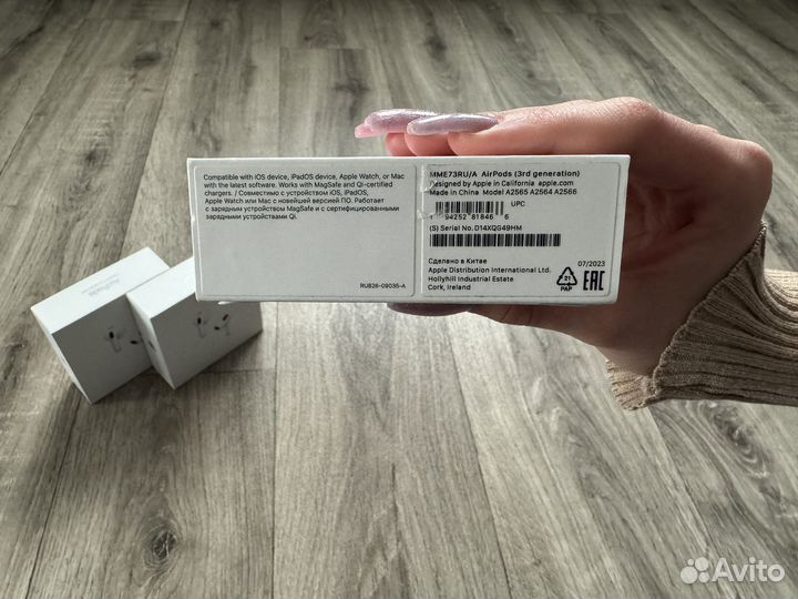Apple AirPods 3 оригинал рст