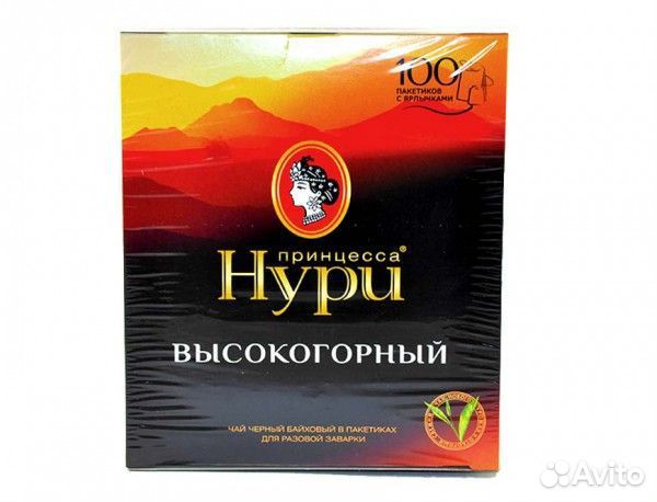 Чай Нури 100 пак. в/горн