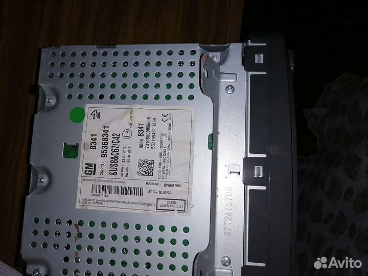 Магнитола на chevrolet